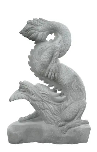 Product image of the product “Dragon tail up, Head ground, Height 100 cm ”